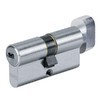  Цилиндр ABUS KD6 Z35/K35мм ключ/вертушка никель купить по цене 2070 pуб.
