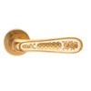  Комплект дверных ручек ARCHIE модель ALIVIO, S. GOLD (матовое золото) купить по цене 5950 pуб.