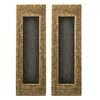  Комплект дверных ручек для раздвижных дверей Armadillo SH010 URB OB-17 Античная бронза купить по цене 1270 pуб.