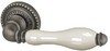  Дверная ручка Silvia CL1 AS/LWP-109 Античное серебро/беж фарфор купить по цене 2753 pуб.