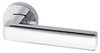  Дверная ручка Armadillo CUBE URB3 CP/White-14 хром/белый купить по цене 4130 pуб.