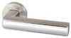 Дверная ручка Armadillo CUBE URB3 SN/CP/SN-3 матовый никель/хром/матовый никель купить по цене 2970 pуб.