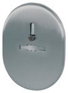  Декоративная накладка ESC 476 SN матовый никель на сувальдный замок с шторкой купить по цене 160 pуб.