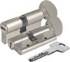  Цилиндровый механизм с вертушкой KALE 164 DBME-62(31/31В), никель, ключ/вертушка купить по цене 2392 pуб.