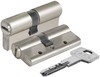  Цилиндровый механизм KALE 164 DBNE-80(35/45), никель, ключ/ключ купить по цене 2208 pуб.
