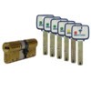  Цилиндровый механизм MTL 800 с перекодировкой, 155(75/80) ключ/ключ, латунь купить по цене 31880 pуб.