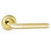  Ручки дверные Punto REX TL SG/GP-4 матовое золото/золото купить по цене 914 pуб.