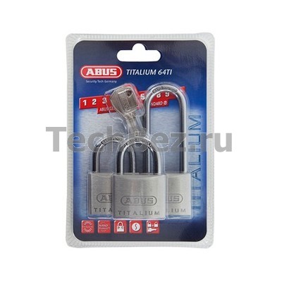ABUS   ABUS 727TI/40X2+40HB63 TRIPLES C/BLISTER   